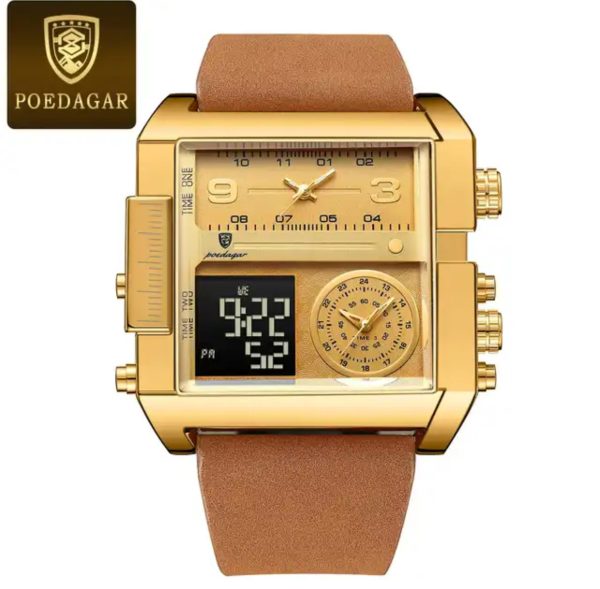 POEDAGAR Luxury Man Wristwatch